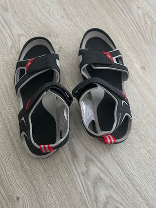 Sandalias Quechua Hombre Trekking Negra Roja