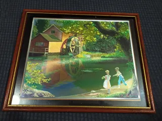 Litografía Paul Detlefsen "El Arroyo del Molino"