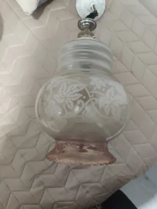 Lámpara de techo cristal vintage