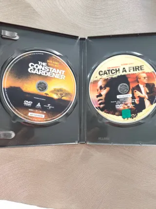 DVD El Jardinero Fiel y Atrapa el Fuego