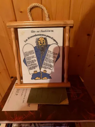 Azulejo Los 10 mandamientos para el esposo