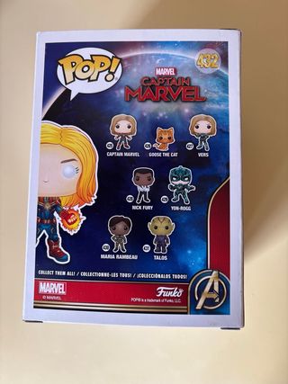 Funko Pop Captain Marvel 432 Glow in the Dark