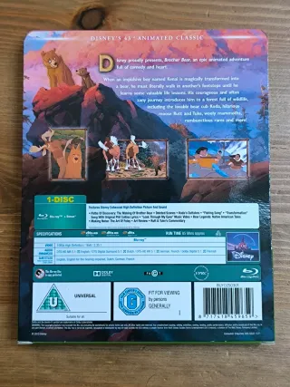 Brother Bear Blu-ray Steelbook Zavvi Excl. #34