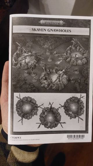 Warhammer Skaven Gnawhole Bits + Istruzioni