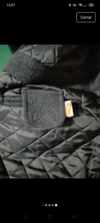 Abrigo de paño gris hombre