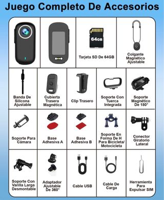 Kit Camara Deportiva 4K SIN ABRIR