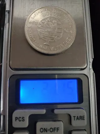 Moneda 1000 Escudos Portugal 1983 Plata