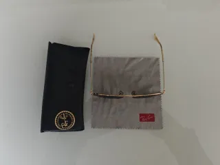 Gafas Ray-Ban Aviator Doradas  para Junior, niños