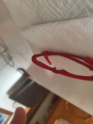 Monturas gafas infantiles sin graduar rojas