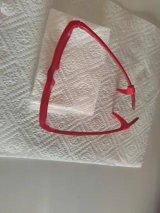 Monturas gafas infantiles sin graduar rojas