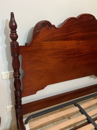Cama Matrimonio Madera Maciza
