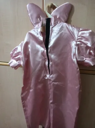 Vestito coniglietto rosa 2 anni