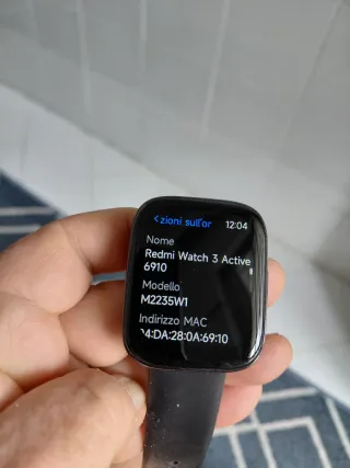 Smartwatch Xiaomi Redmi 3 Active Nero