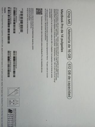 MacBook Pro M5 Sin abrir