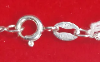 Cadena de Plata de Ley de 80cm