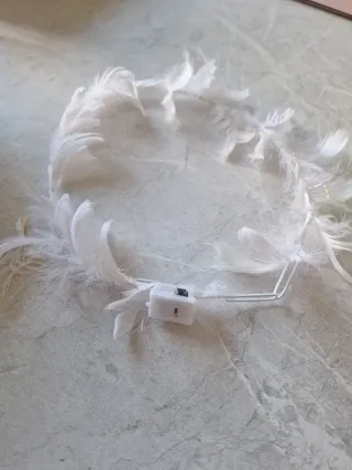 Diadema de ángel con luz