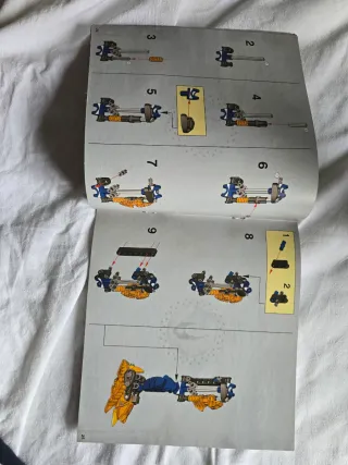 LEGO BIONICLE BRUTAKA 8734 con manual de montaje