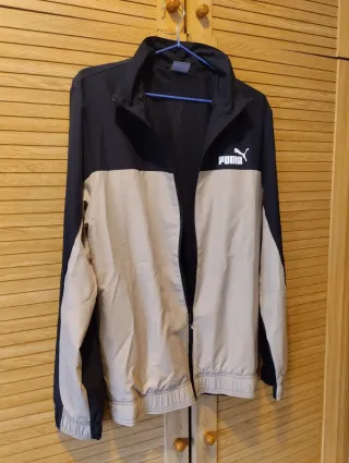 Chaqueta y pantalón Puma Negra y Beige