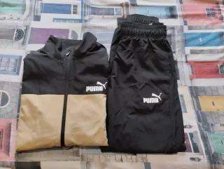 Chaqueta y pantalón Puma Negra y Beige