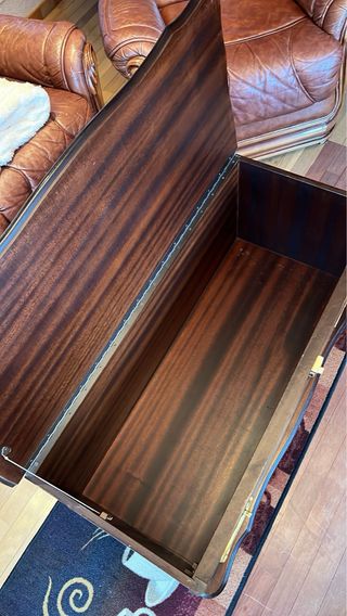 Baúl vintage madera noble estilo clásico