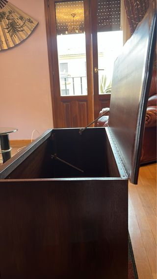 Baúl vintage madera noble estilo clásico