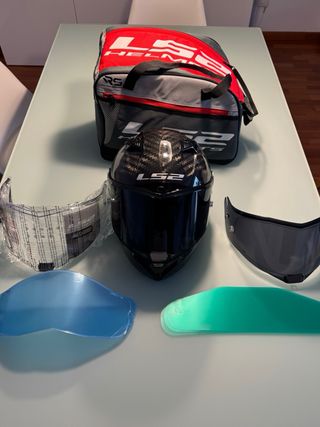 Casco moto LS2 THUNDER C GP CARBON