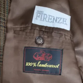 Americana Lana Vintage Hombre