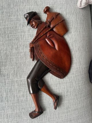 Figuras madera decorativas para colgar(2 unidades)