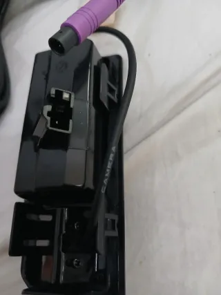 Cámara trasera coche con conectores