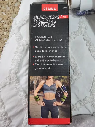 Muñequeras y Tobilleras Lastradas 1kg