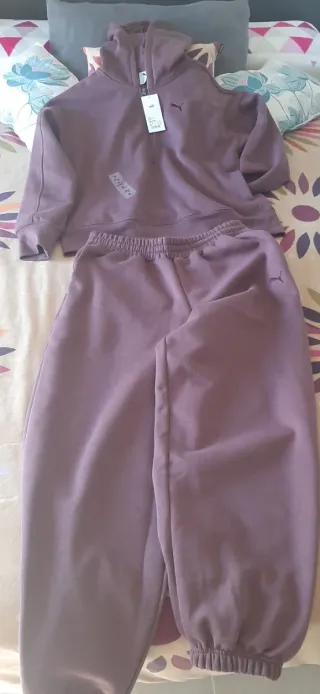 Chándal Puma Morado Talla M