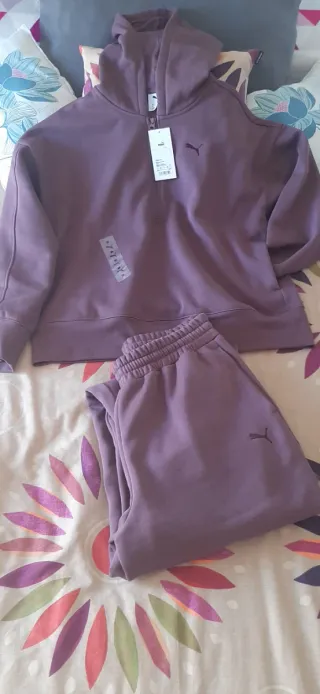 Chándal Puma Morado Talla M