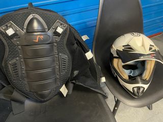 Casco Motocross Niño + Protecciones