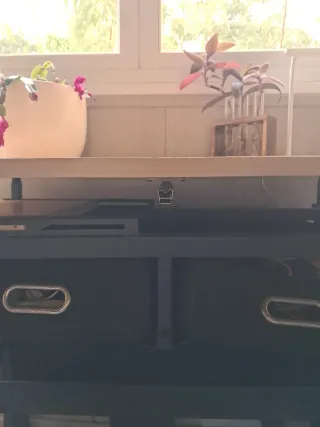 Mesa escritorio inclinable + silla