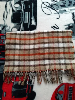 Bufanda de cuadros hombre