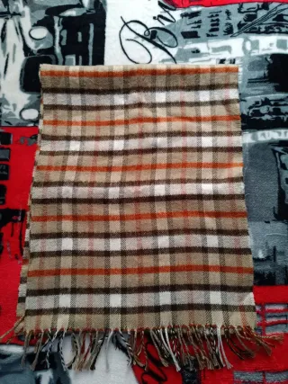 Bufanda de cuadros hombre