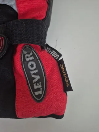 Guantes de esquí Levior Rojo/Negro Talla 9 Goretex