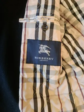 Cappotto Burberry Uomo Taglia L Nero