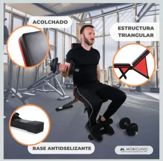 Banco musculación plegable Nuevo