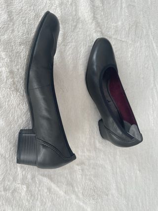 Manoletinas, zapatos,  Tamaris Piel Tacón Talla 40
