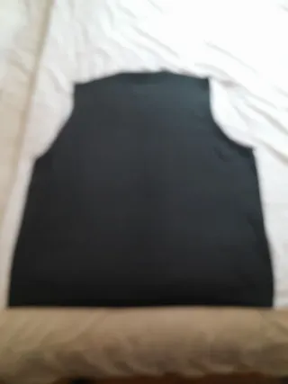 Chaleco de punto gris hombre