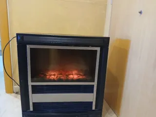 Estufa eléctrica imitación chimenea