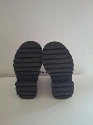 Botas niña azul.marino con cremallera