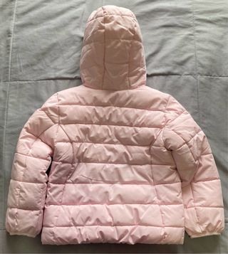 Abrigo acolchado niña rosa