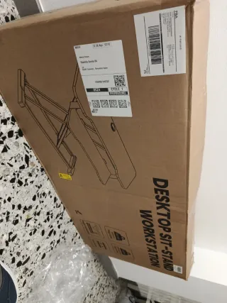 Elevador Ergonómico Escritorio BONTEC Negro