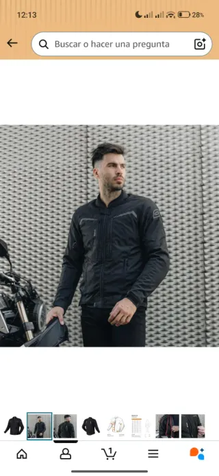 Chaqueta de moto Ozone