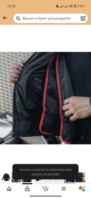 Chaqueta de moto Ozone