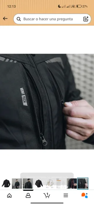 Chaqueta de moto Ozone