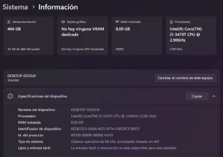 Mini PC Lenovo Thinkcentre M72e Tiny Negro