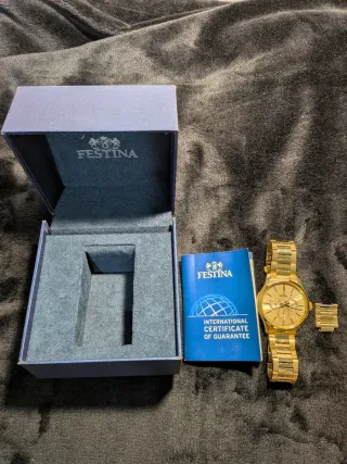 Reloj Festina Dorado de Hombre